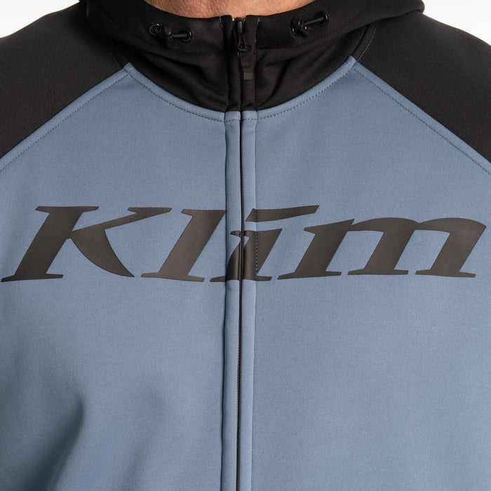 Klim Stealth Hoodie in Blue Fusion - Black