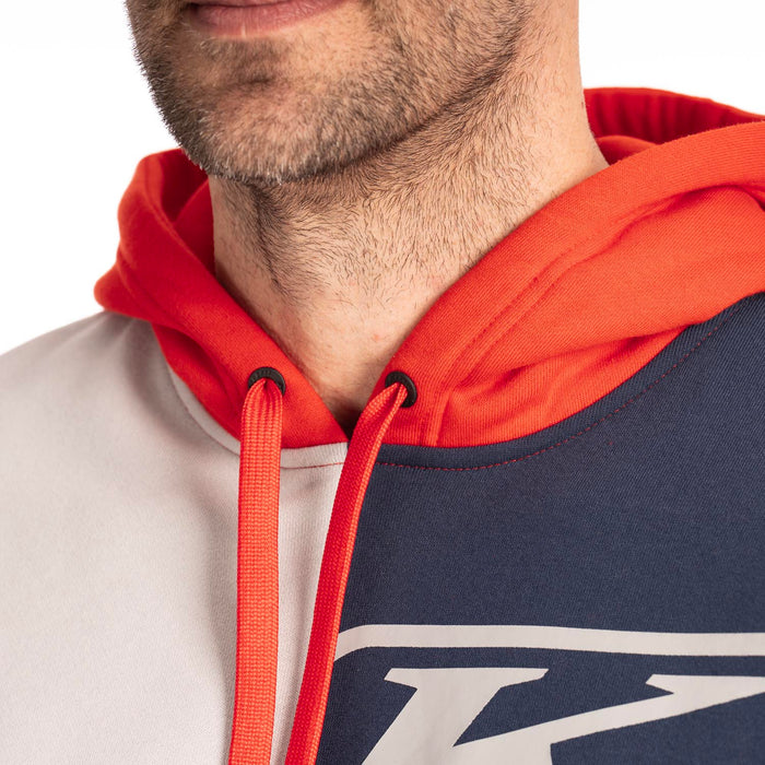 Klim Cliff Hanger Pullover Hoodie in Fiery Red - Dress Blues