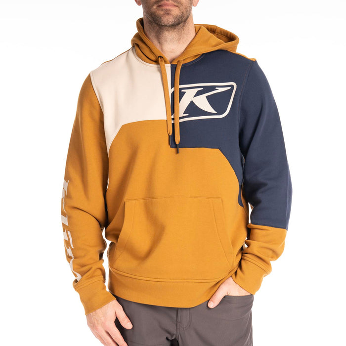 Klim Cliff Hanger Pullover Hoodie in Golden Brown - Dress Blues