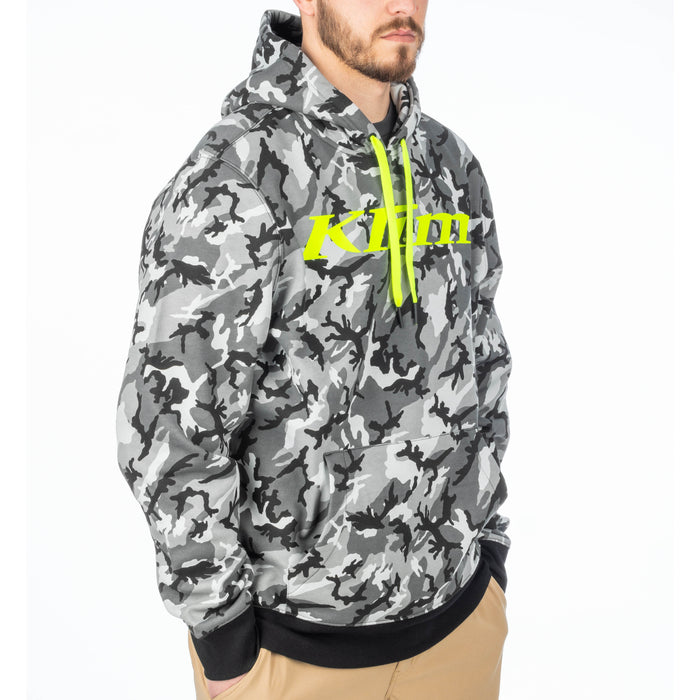 Klim Pullover Hoodie in Camo - Hi-VIs