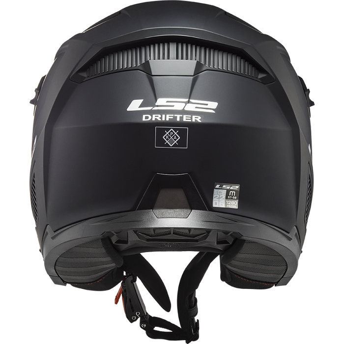 LS2 DRIFTER SOLID HELMET 2026 in Matte Black