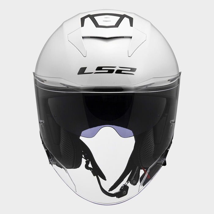 LS2 VERSO II SOLID HELMET 2026 in White