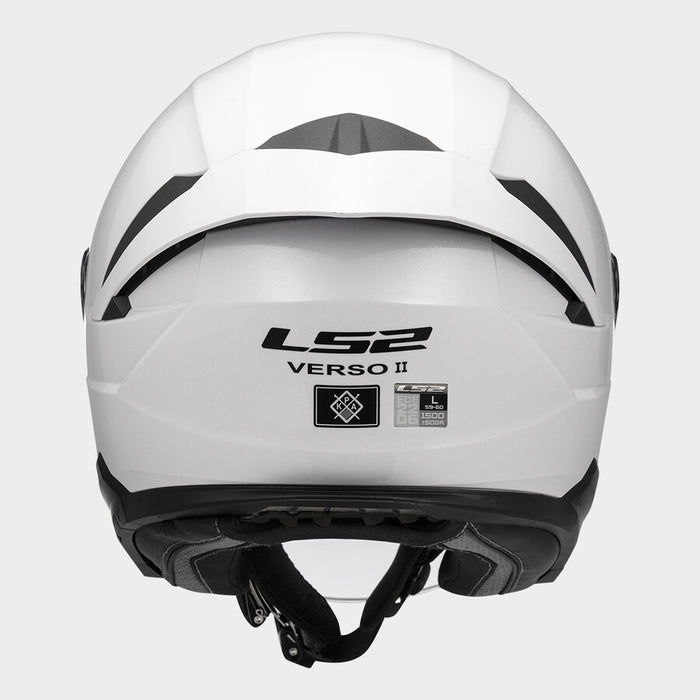 LS2 VERSO II SOLID HELMET 2026 in White