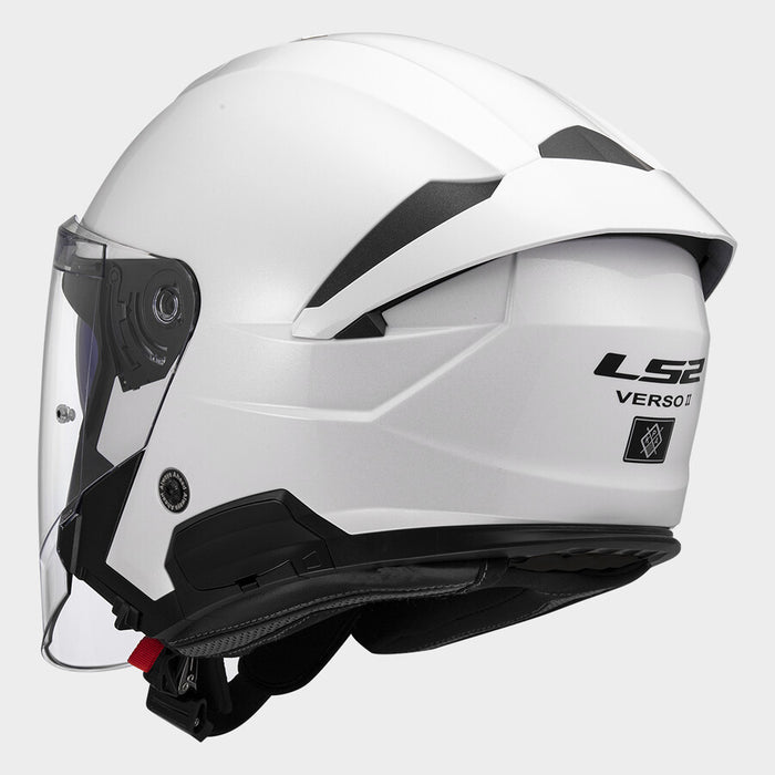 LS2 VERSO II SOLID HELMET 2026 in White