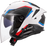 LS2 VERSO II AIR HELMET 2026 in White/Blue/Red