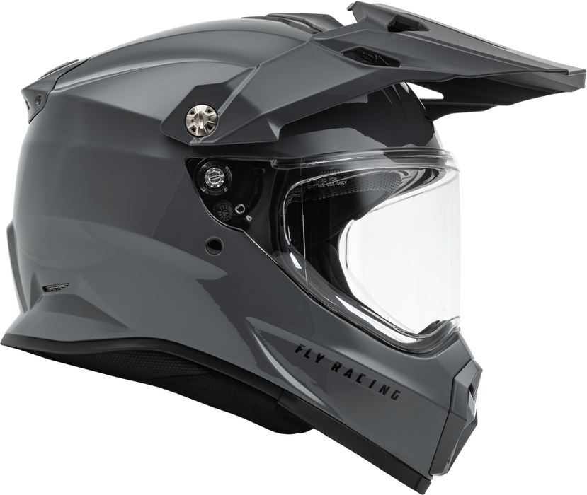 FLY RACING TREKKER SOLID DUAL SPORT HELMET 2026 in Matte Black