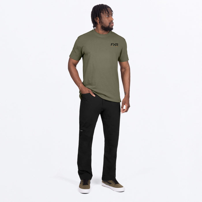 FXR ANTLER PREMIUM T-SHIRT 2025 - Moss/Black