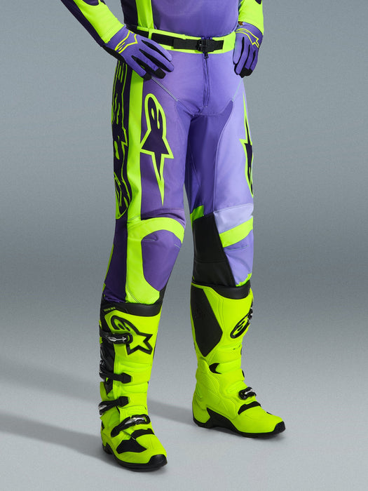 ALPINESTARS RACER PORTL PANTS 2026 in Purple/Fluo Yellow