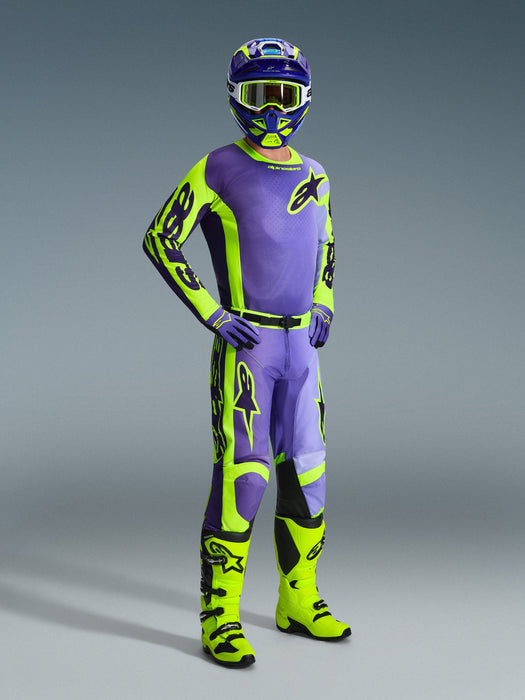 ALPINESTARS RACER PORTL PANTS 2026 in Purple/Fluo Yellow