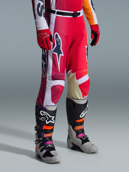 ALPINESTARS RACER PORTL PANTS 2026 in Red/Light Gray/Dark Gray