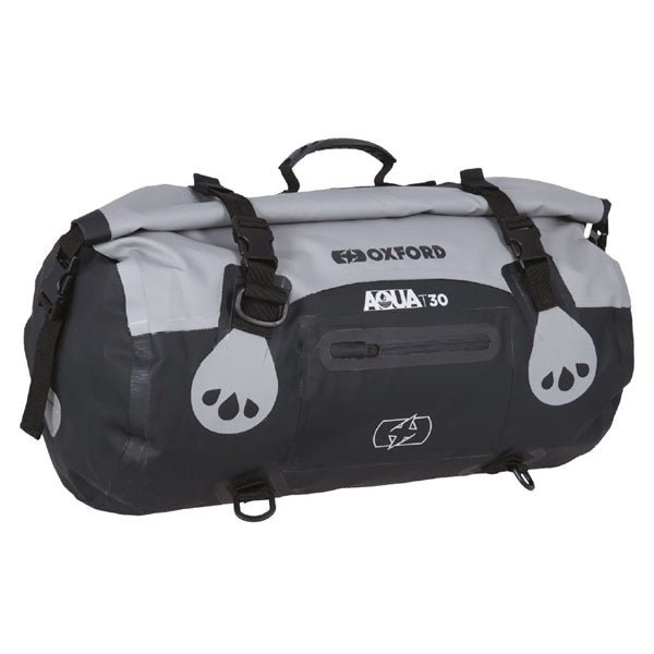 OXFORD AQUA T ROLL BAG 2025-Bk/Grey  30L - 27 x 58 x 31 cm