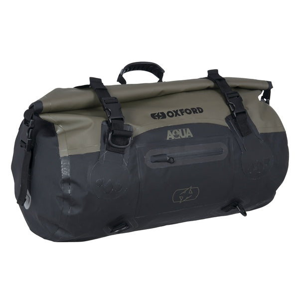 OXFORD AQUA T ROLL BAG 2025-Bk/Kaki 50L - 36 x 64 x 33 cm