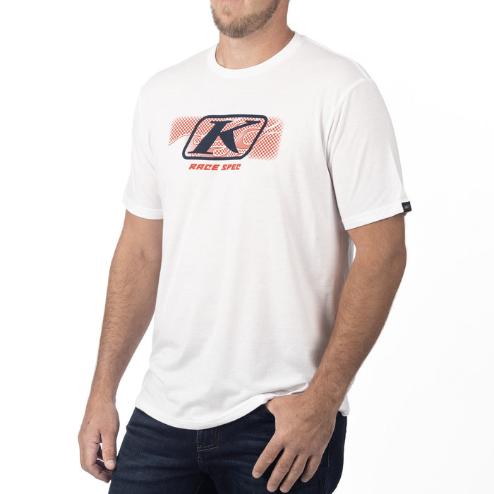 KLIM RACE SPEC SS T 2025 in White - Dress Blues
