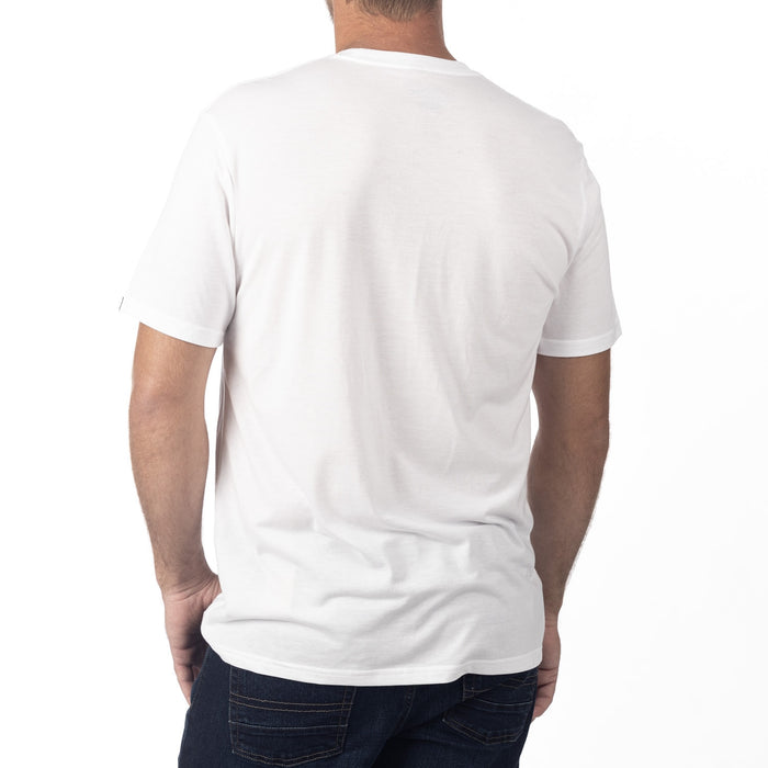 KLIM RACE SPEC SS T 2025 in White - Dress Blues