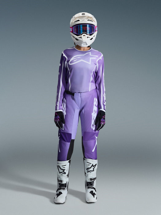 ALPINESTARS STELLA FLUID APEX PANTS 2026 in Violet/White