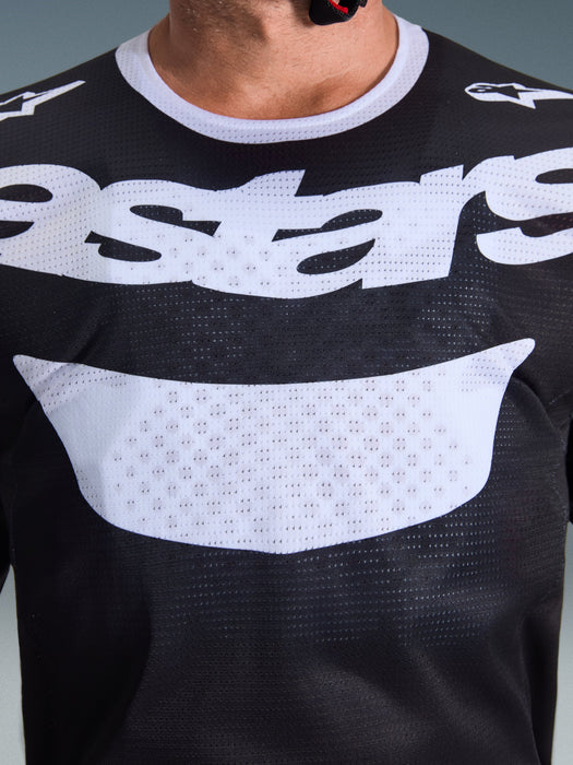 ALPINESTARS RACER AIR RIWAY JERSEY 2026 in Black/White