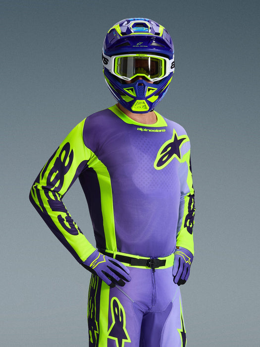 ALPINESTARS RACER PORTL JERSEY 2026 in Purple/Fluo Yellow
