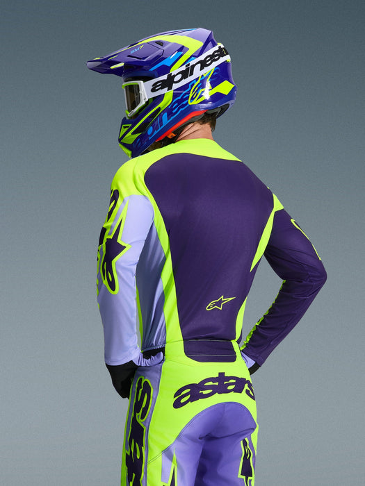 ALPINESTARS RACER PORTL JERSEY 2026 in Purple/Fluo Yellow
