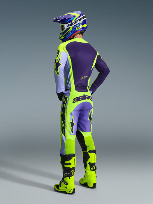 ALPINESTARS RACER PORTL JERSEY 2026 in Purple/Fluo Yellow