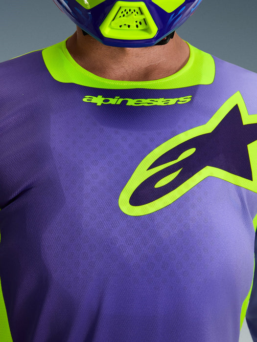 ALPINESTARS RACER PORTL JERSEY 2026 in Purple/Fluo Yellow