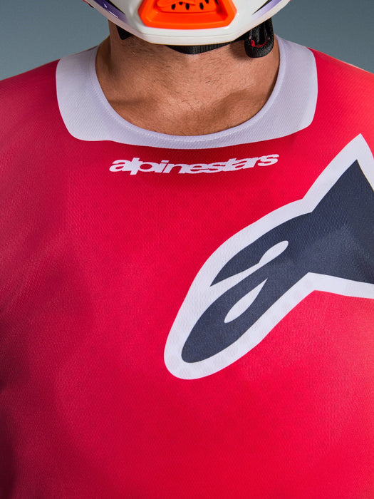 ALPINESTARS RACER PORTL JERSEY 2026 in Red/Light Gray/Dark Gray
