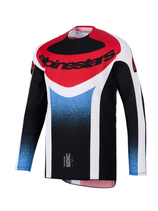 ALPINESTARS TECHSTAR KNIF JERSEY 2026 in Black/White/Red