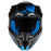 Klim F3 Carbon Ripper Helmet in Electric Blue Lemonade