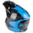 Klim F3 Carbon Ripper Helmet in Electric Blue Lemonade