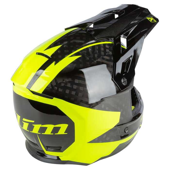 Klim F3 Carbon Ripper Helmet in Hi-Vis