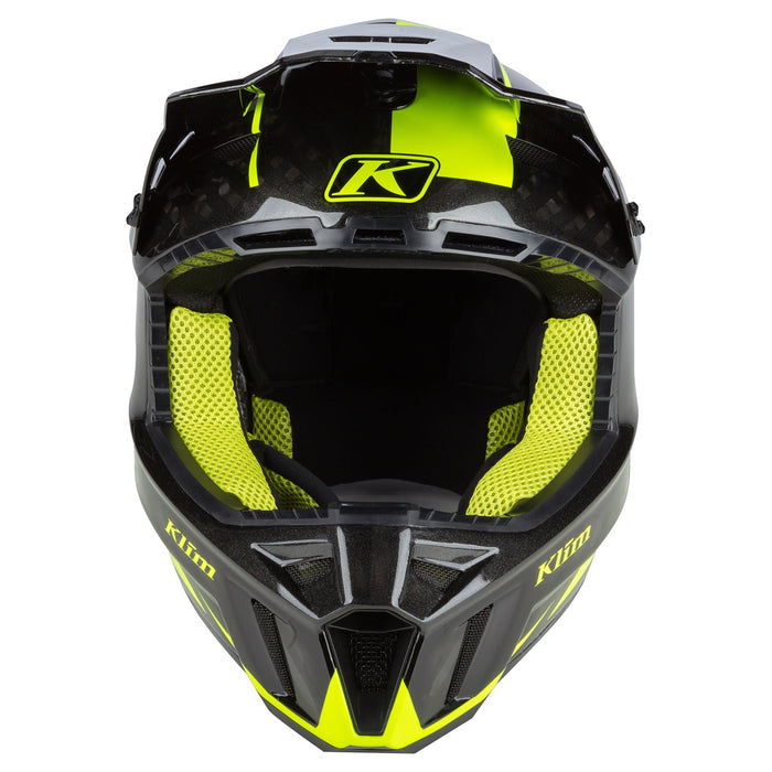 Klim F3 Carbon Ripper Helmet in Hi-Vis