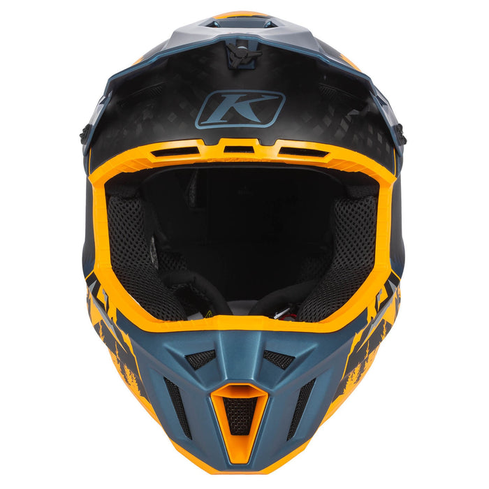 Klim F3 Carbon Helmet - ECE in Sunrise - Petrol 2026