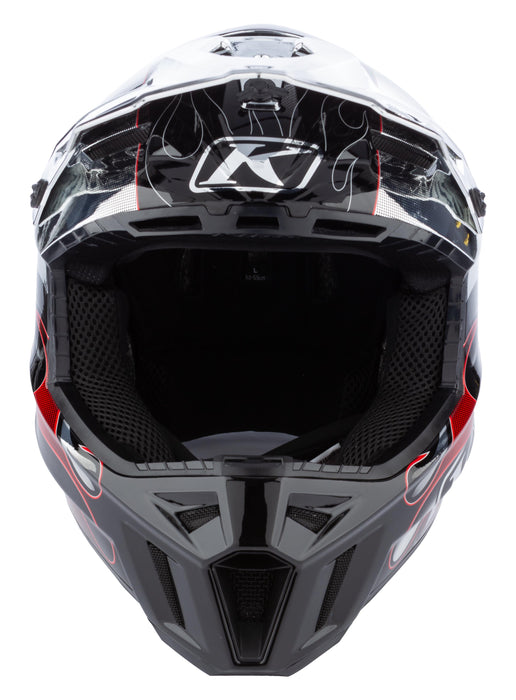 KLIM F3 Carbon SCORCHED CHROME Helmet - ECE 2025