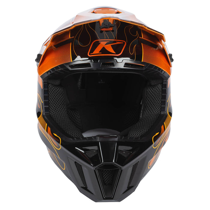 KLIM F3 Carbon SCORCHED HELMET in Sunrise 2026