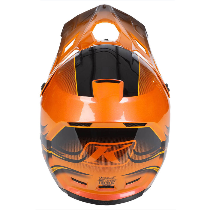KLIM F3 Carbon SCORCHED HELMET in Sunrise 2026