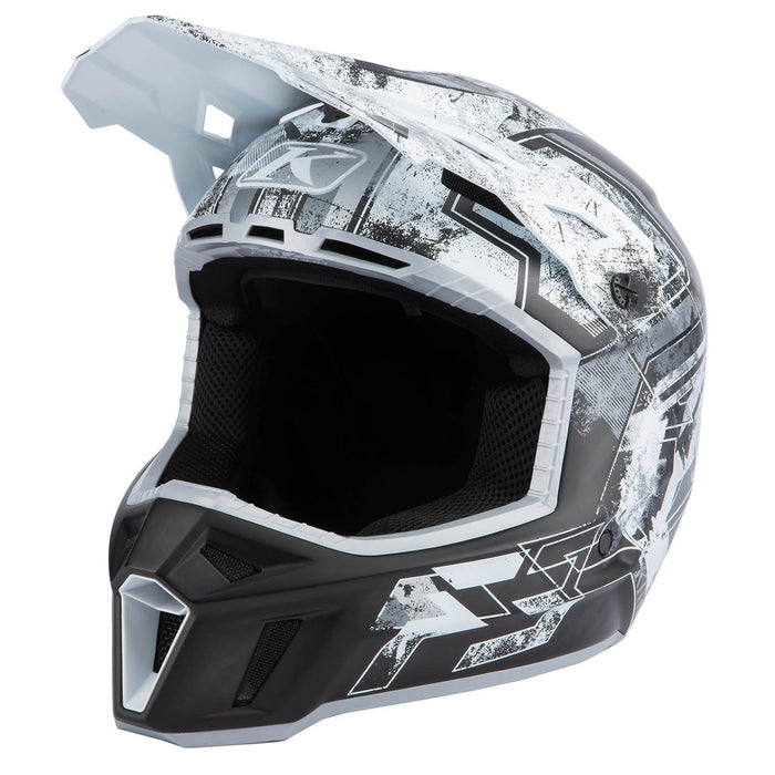 Klim F3 Carbon Helmet - ECE in Black - White