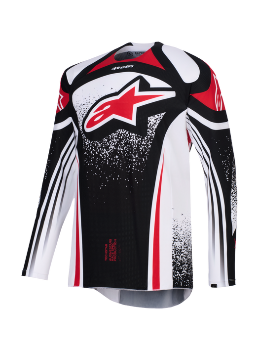 ALPINESTARS TECHSTAR NOMUR JERSEY 2026 in Black/White/Red