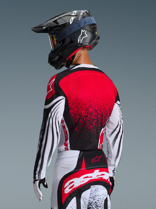 ALPINESTARS TECHSTAR NOMUR JERSEY 2026 in Black/White/Red