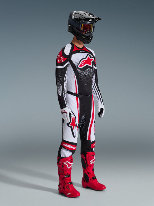 ALPINESTARS TECHSTAR NOMUR JERSEY 2026 in Black/White/Red