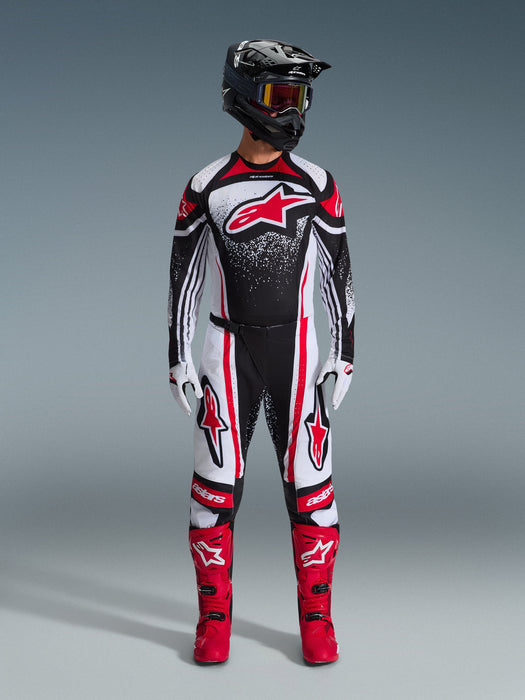 ALPINESTARS TECHSTAR NOMUR JERSEY 2026 in Black/White/Red
