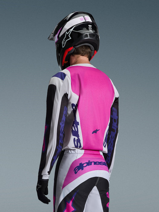 ALPINESTARS FLUID GRID JERSEY 2026 in Black/Light Gray/Purple