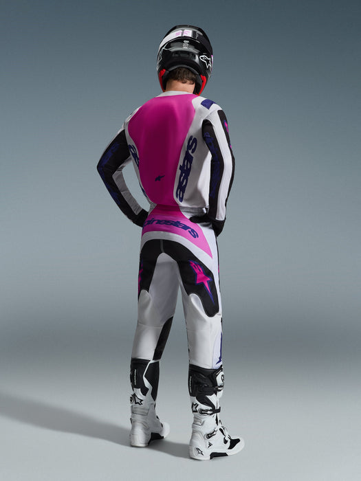 ALPINESTARS FLUID GRID JERSEY 2026 in Black/Light Gray/Purple