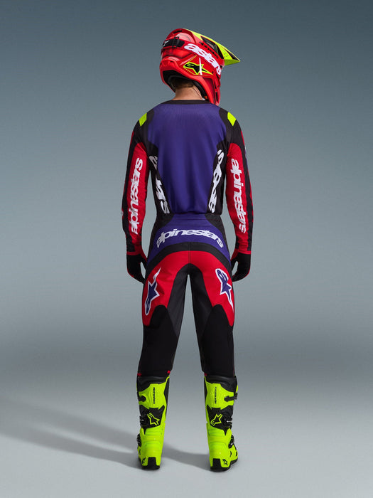 ALPINESTARS FLUID GRID JERSEY 2026 in Red/Black/Purple