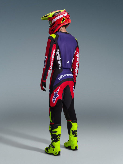 ALPINESTARS FLUID GRID JERSEY 2026 in Red/Black/Purple