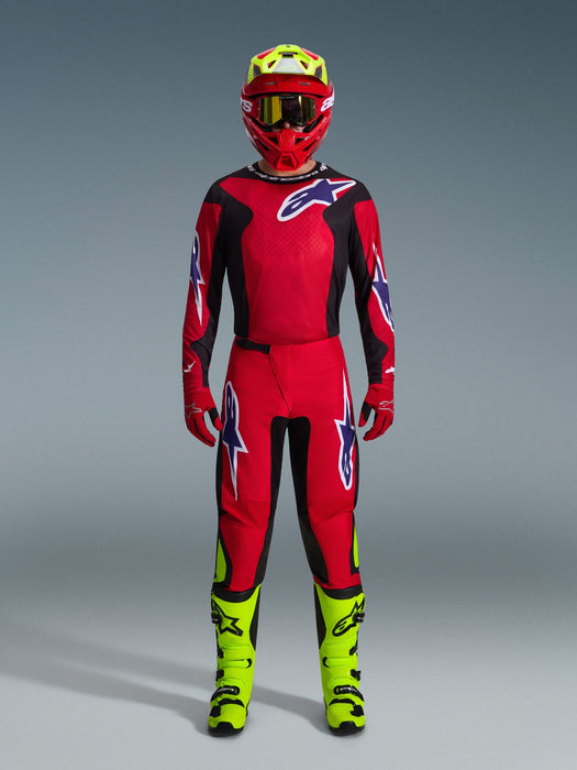 ALPINESTARS FLUID GRID JERSEY 2026 in Red/Black/Purple