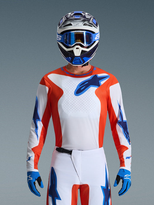 ALPINESTARS FLUID GRID JERSEY 2026 in Orange/Ucla Blue