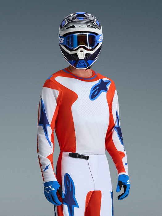ALPINESTARS FLUID GRID JERSEY 2026 in Orange/Ucla Blue