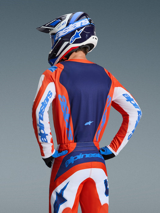 ALPINESTARS FLUID GRID JERSEY 2026 in Orange/Ucla Blue