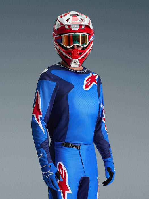 ALPINESTARS FLUID GRID JERSEY 2026 in Blue/Red