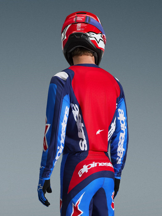 ALPINESTARS FLUID GRID JERSEY 2026 in Blue/Red
