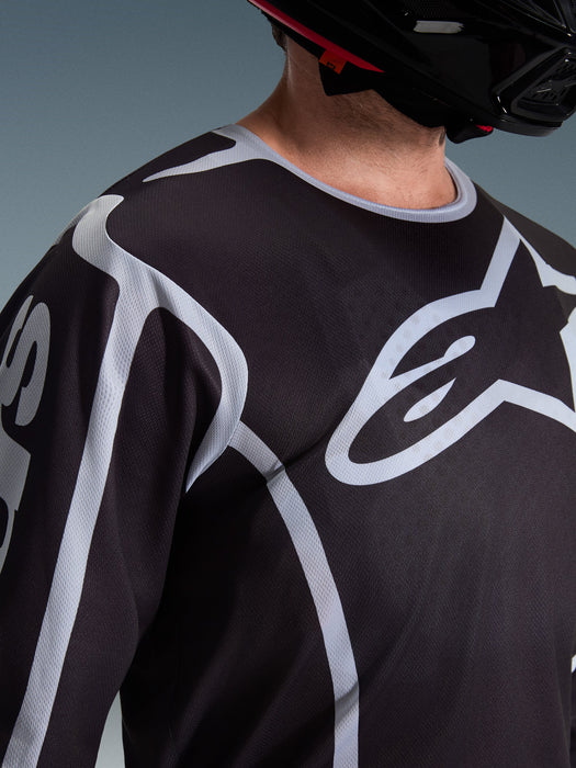 ALPINESTARS FLUID APEX JERSEY in Black/Gray